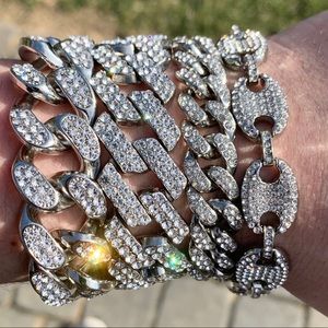 “SOLD‼️Millionaire” Bracelet Set White Gold Iced 8”